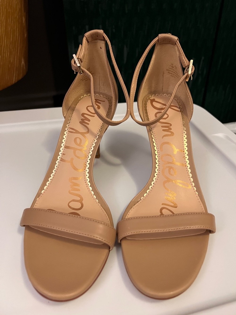 NWOB Nude Ankle-Strap Stiletto Sandal - Heel - Picture 6 of 11